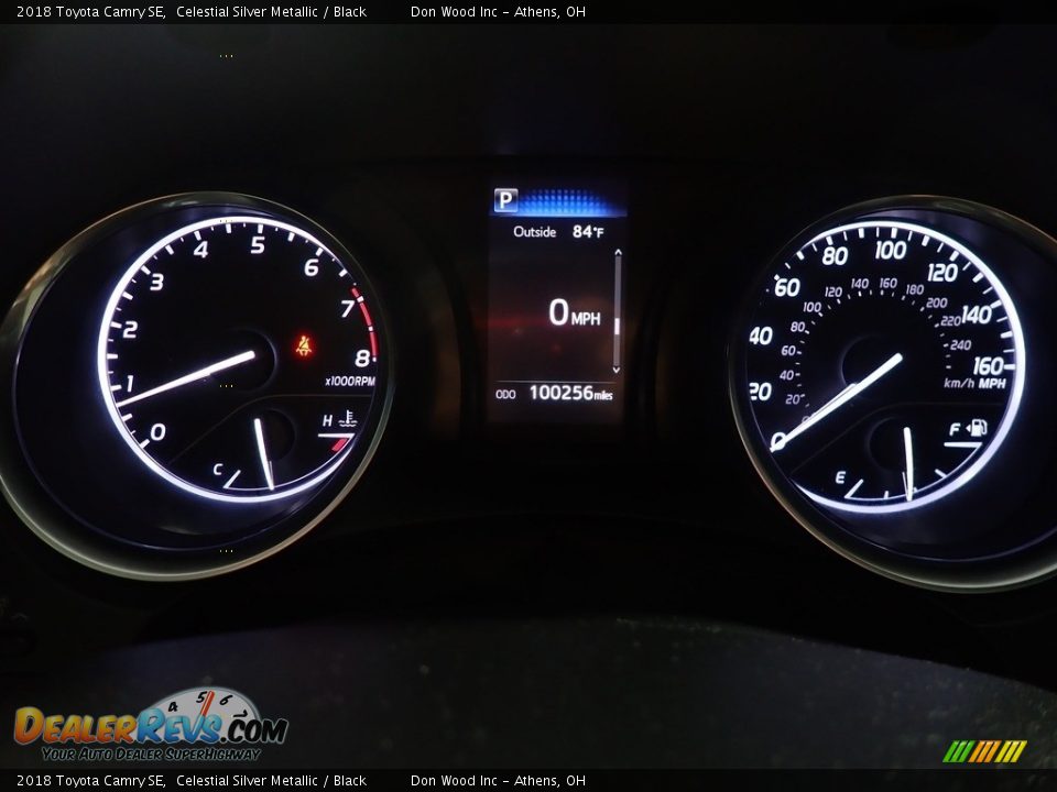 2018 Toyota Camry SE Celestial Silver Metallic / Black Photo #28