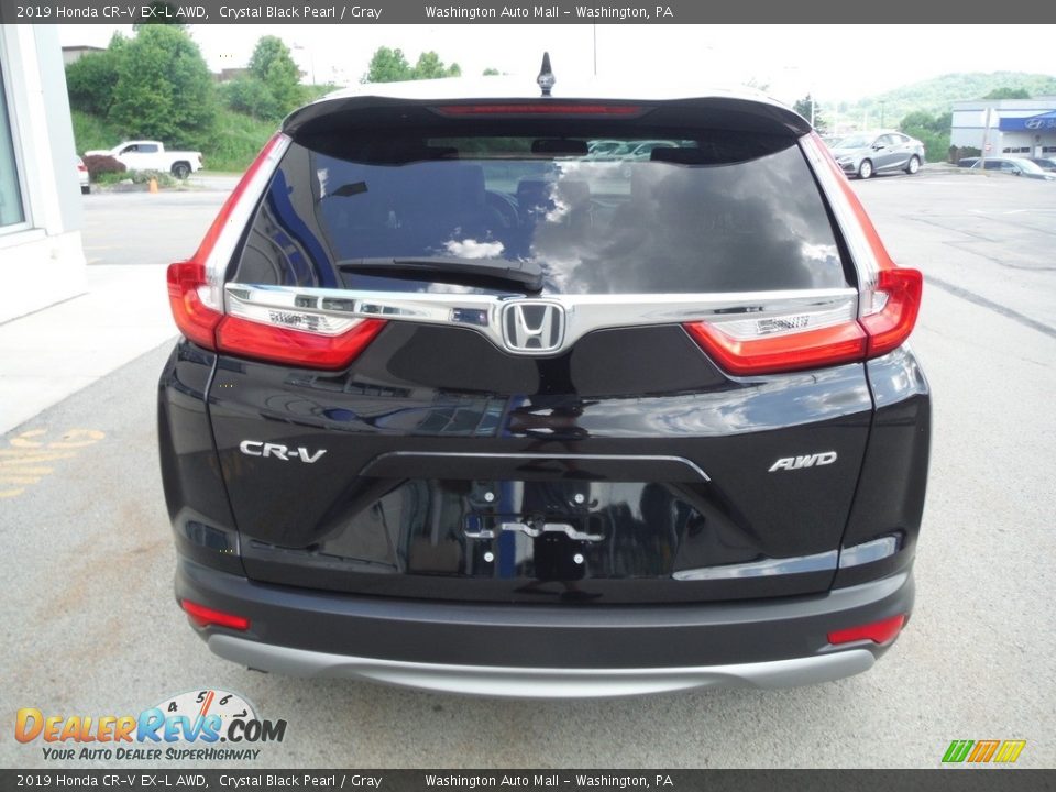 2019 Honda CR-V EX-L AWD Crystal Black Pearl / Gray Photo #9