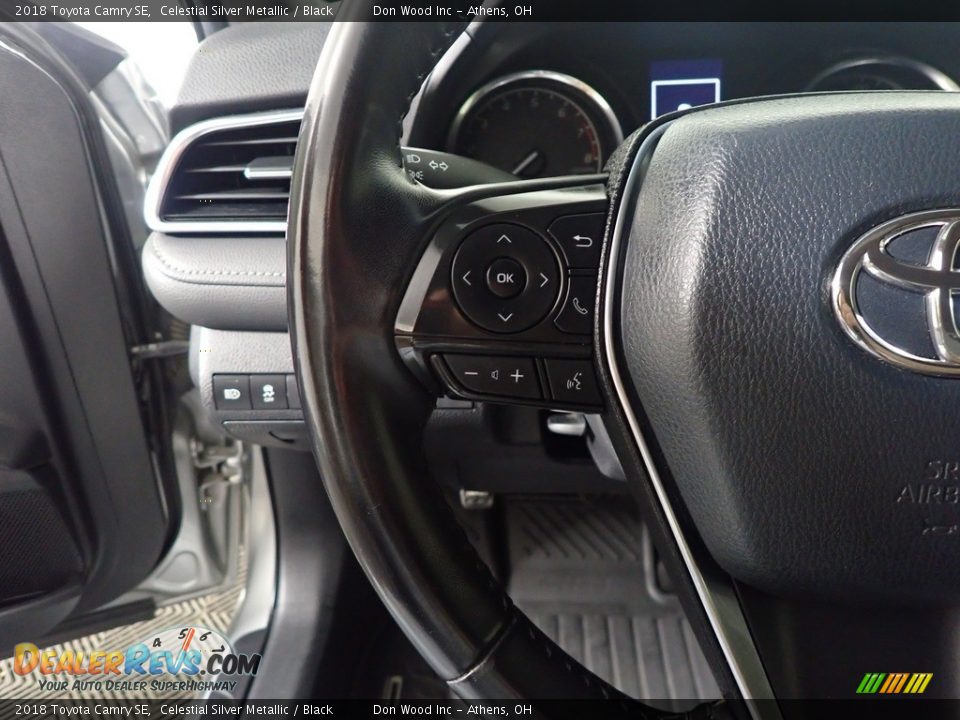 2018 Toyota Camry SE Celestial Silver Metallic / Black Photo #29