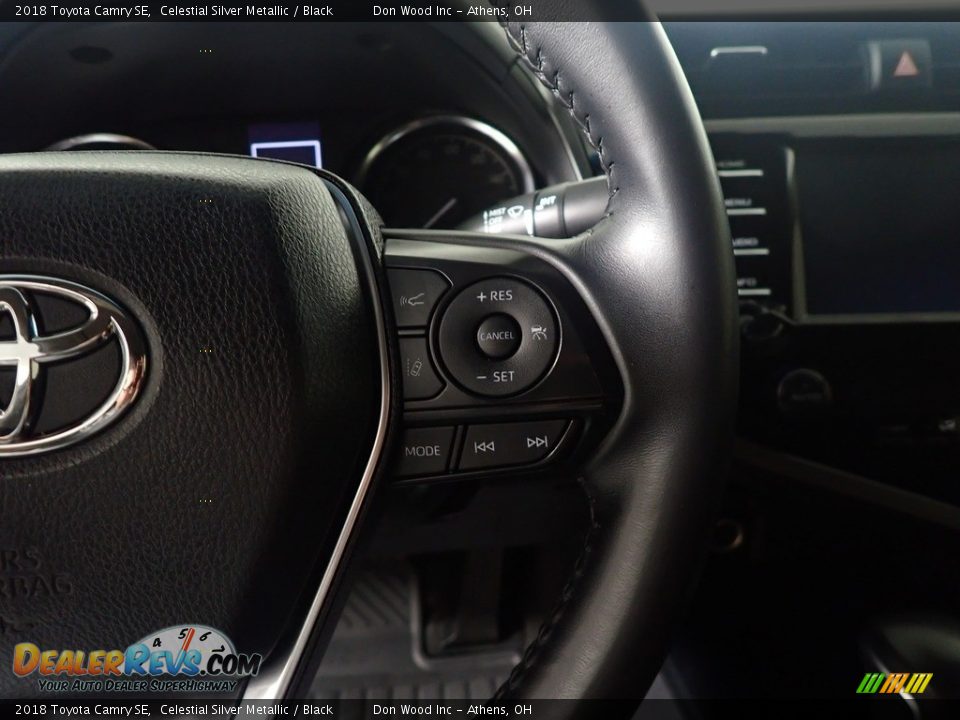 2018 Toyota Camry SE Celestial Silver Metallic / Black Photo #30