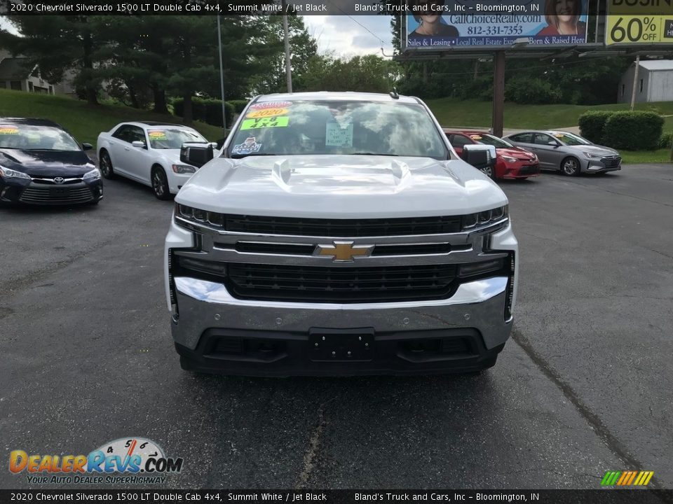 2020 Chevrolet Silverado 1500 LT Double Cab 4x4 Summit White / Jet Black Photo #3