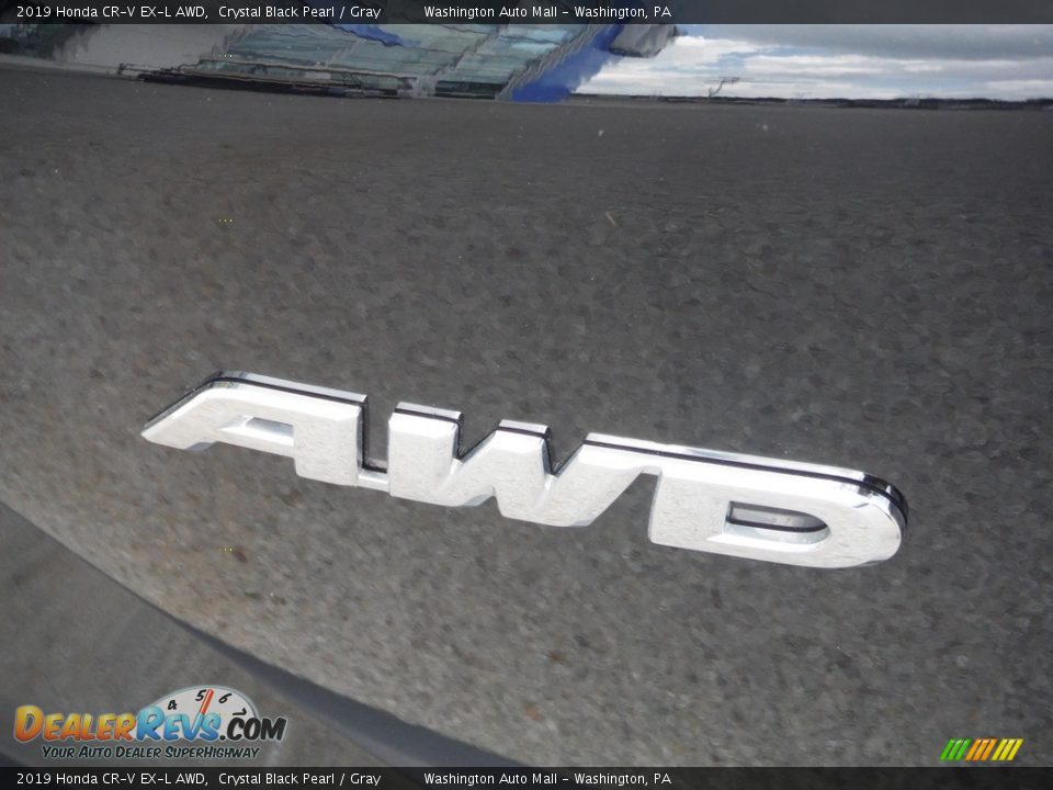 2019 Honda CR-V EX-L AWD Crystal Black Pearl / Gray Photo #11