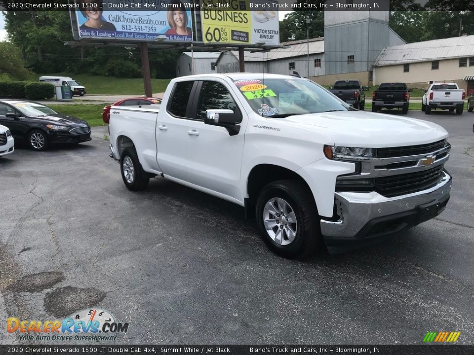 2020 Chevrolet Silverado 1500 LT Double Cab 4x4 Summit White / Jet Black Photo #4