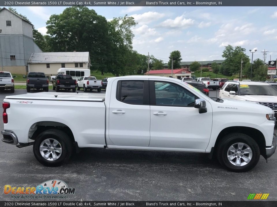 2020 Chevrolet Silverado 1500 LT Double Cab 4x4 Summit White / Jet Black Photo #5