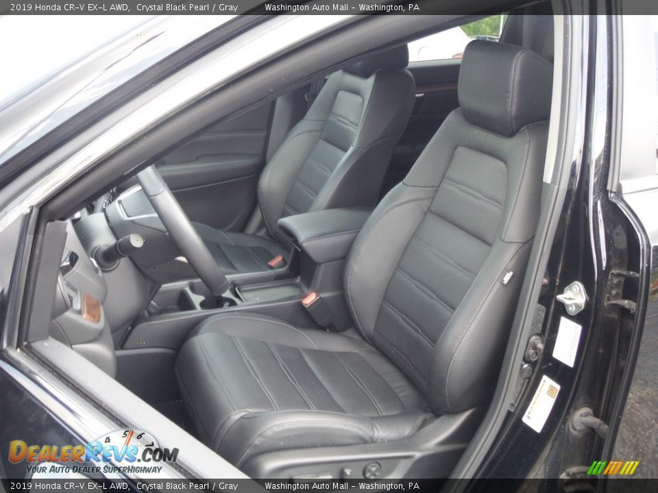 2019 Honda CR-V EX-L AWD Crystal Black Pearl / Gray Photo #13
