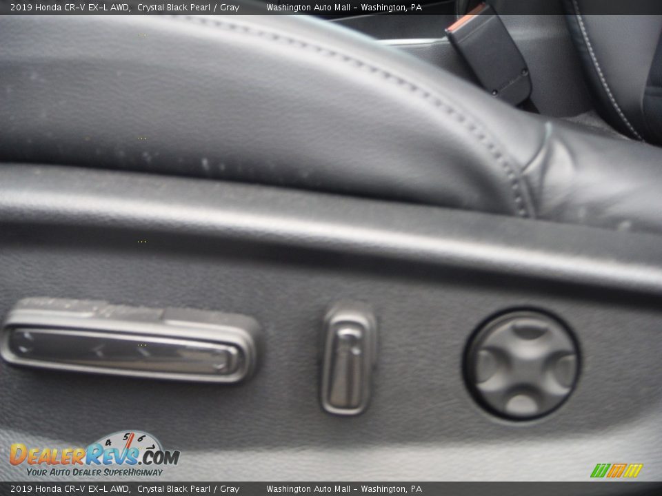 2019 Honda CR-V EX-L AWD Crystal Black Pearl / Gray Photo #14