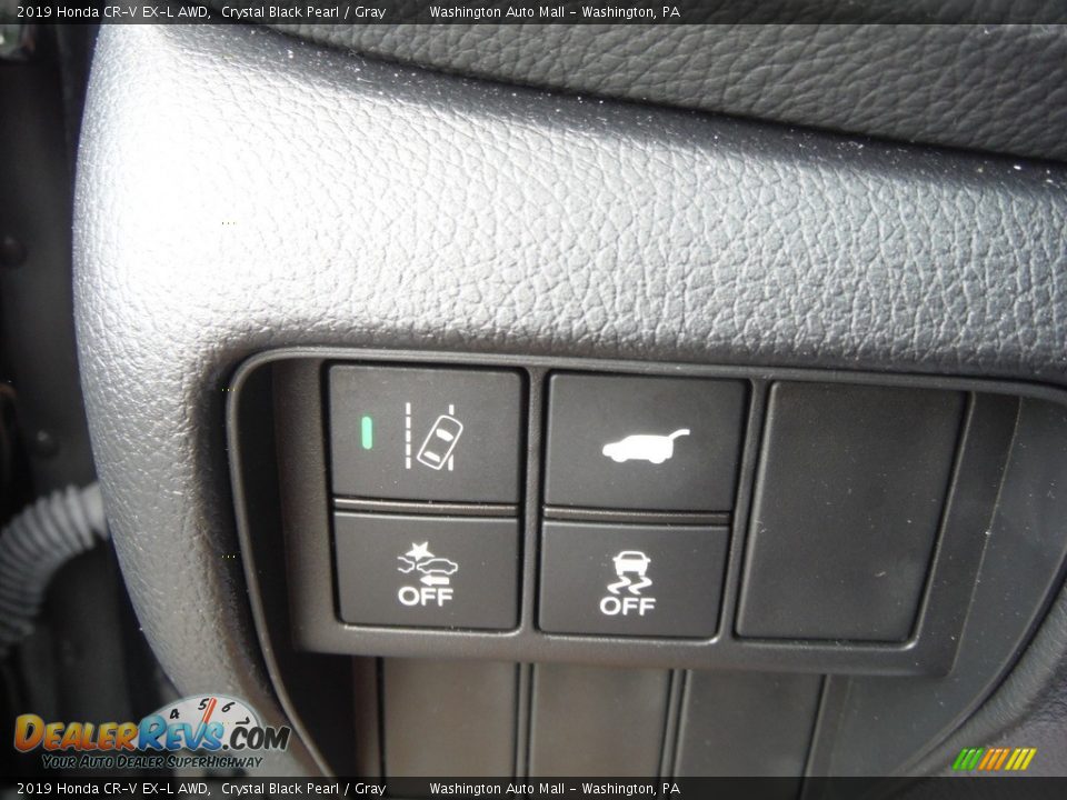 2019 Honda CR-V EX-L AWD Crystal Black Pearl / Gray Photo #17