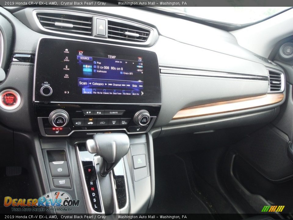 2019 Honda CR-V EX-L AWD Crystal Black Pearl / Gray Photo #18