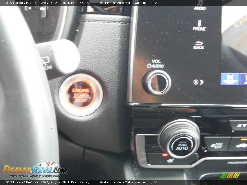 2019 Honda CR-V EX-L AWD Crystal Black Pearl / Gray Photo #20