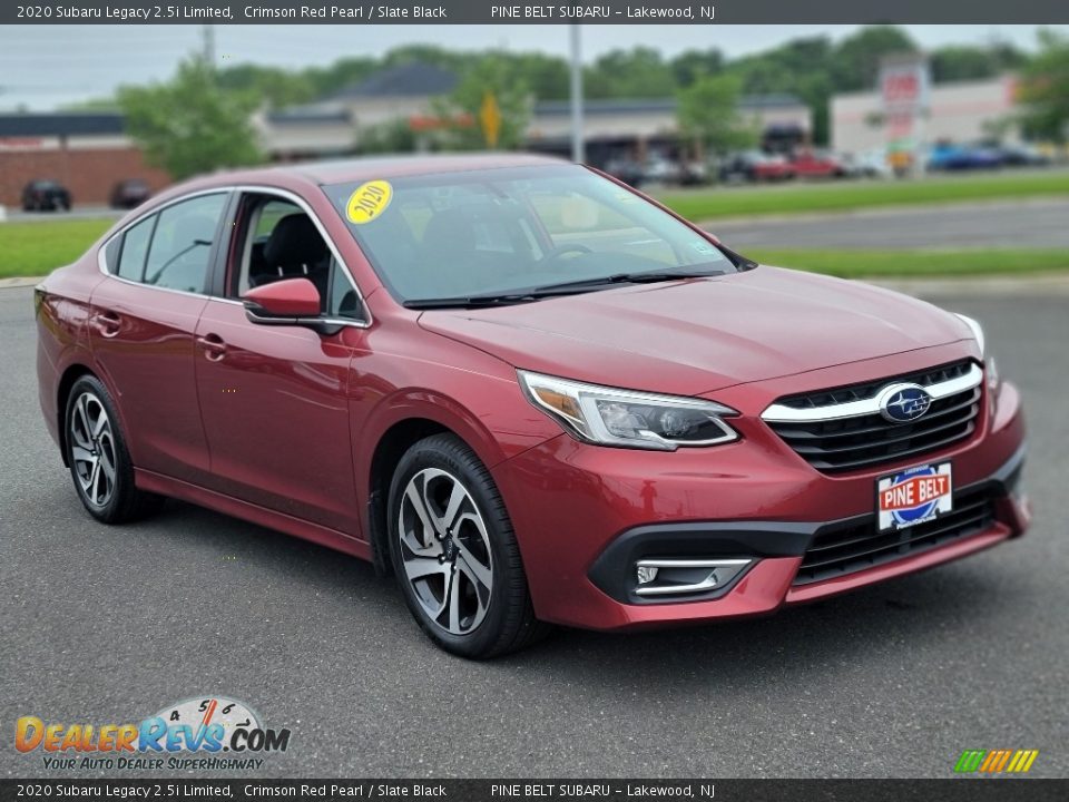 2020 Subaru Legacy 2.5i Limited Crimson Red Pearl / Slate Black Photo #10