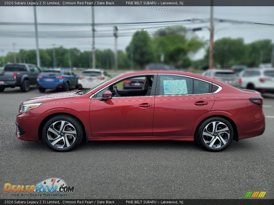 2020 Subaru Legacy 2.5i Limited Crimson Red Pearl / Slate Black Photo #12