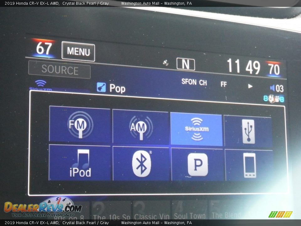 2019 Honda CR-V EX-L AWD Crystal Black Pearl / Gray Photo #23