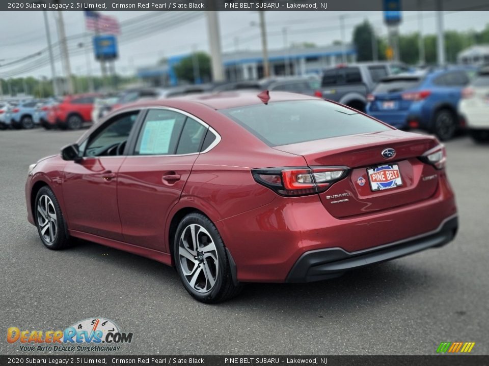 2020 Subaru Legacy 2.5i Limited Crimson Red Pearl / Slate Black Photo #13