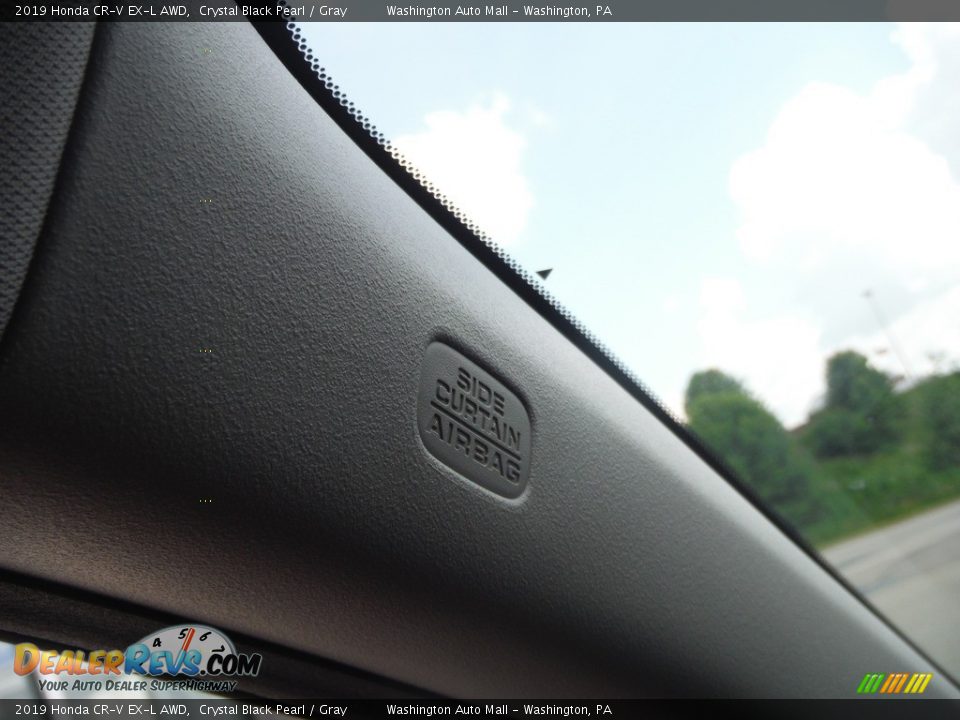 2019 Honda CR-V EX-L AWD Crystal Black Pearl / Gray Photo #25