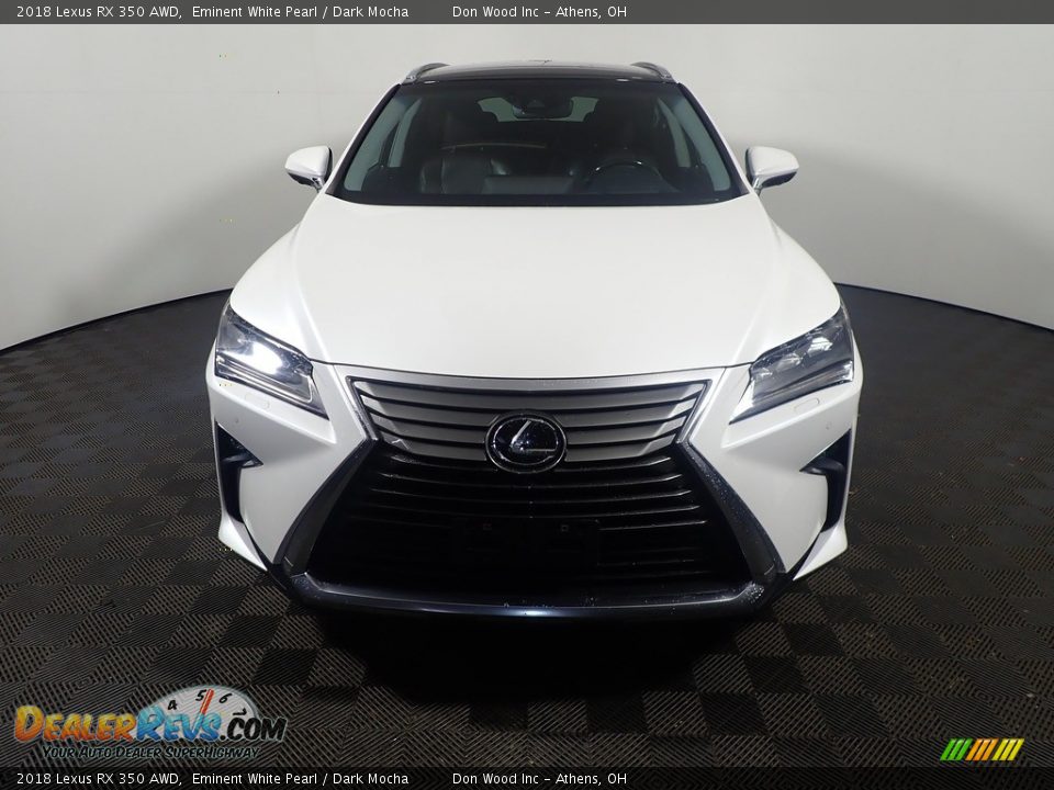 2018 Lexus RX 350 AWD Eminent White Pearl / Dark Mocha Photo #7