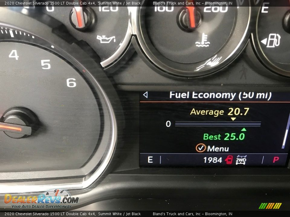 2020 Chevrolet Silverado 1500 LT Double Cab 4x4 Summit White / Jet Black Photo #20