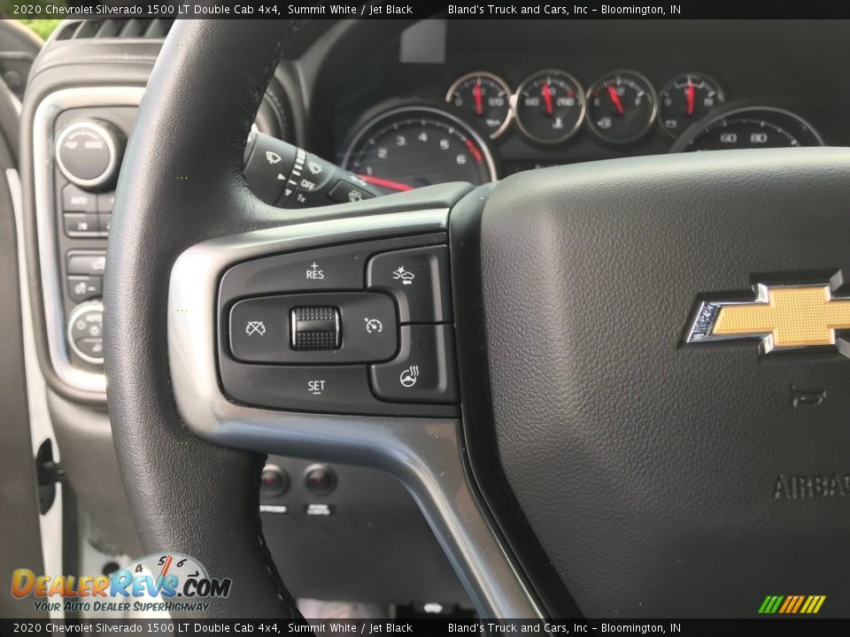 2020 Chevrolet Silverado 1500 LT Double Cab 4x4 Summit White / Jet Black Photo #21