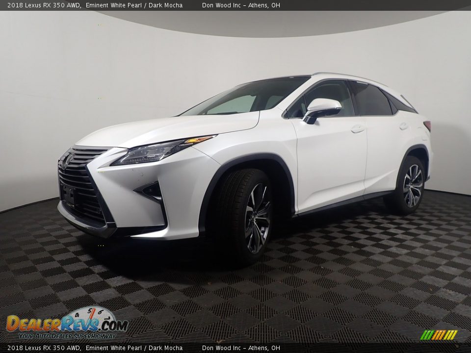 2018 Lexus RX 350 AWD Eminent White Pearl / Dark Mocha Photo #10