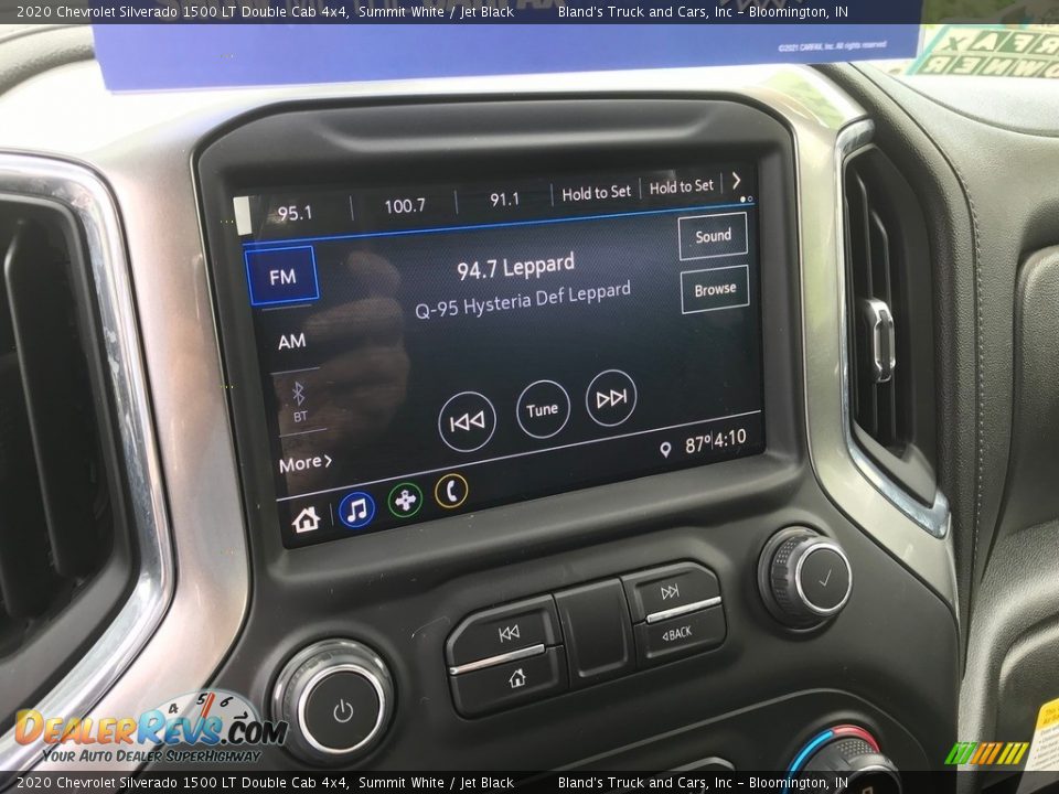2020 Chevrolet Silverado 1500 LT Double Cab 4x4 Summit White / Jet Black Photo #24