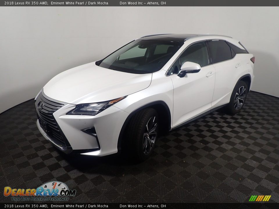 2018 Lexus RX 350 AWD Eminent White Pearl / Dark Mocha Photo #11