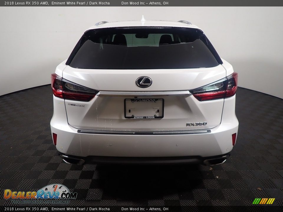 2018 Lexus RX 350 AWD Eminent White Pearl / Dark Mocha Photo #15