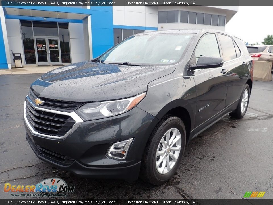 2019 Chevrolet Equinox LT AWD Nightfall Gray Metallic / Jet Black Photo #2