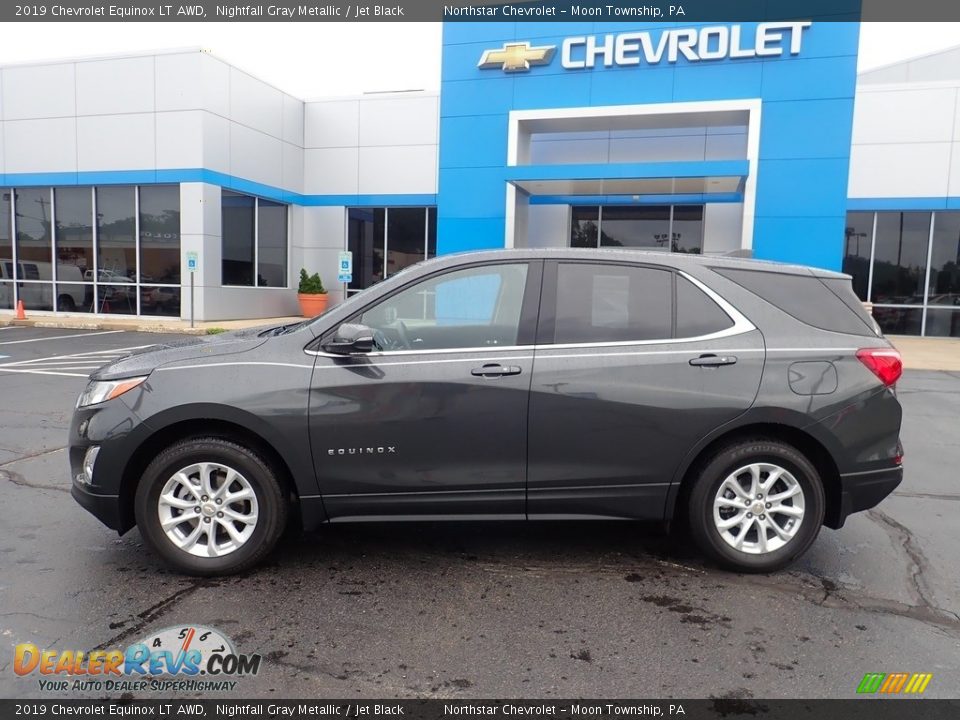 2019 Chevrolet Equinox LT AWD Nightfall Gray Metallic / Jet Black Photo #3