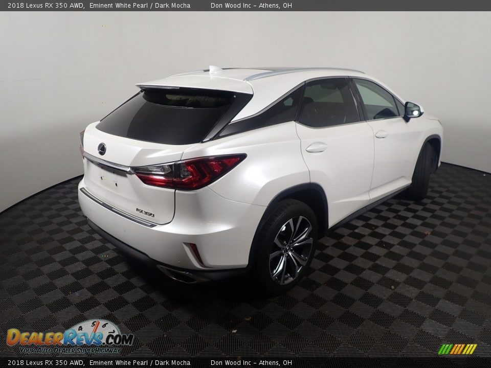 2018 Lexus RX 350 AWD Eminent White Pearl / Dark Mocha Photo #20