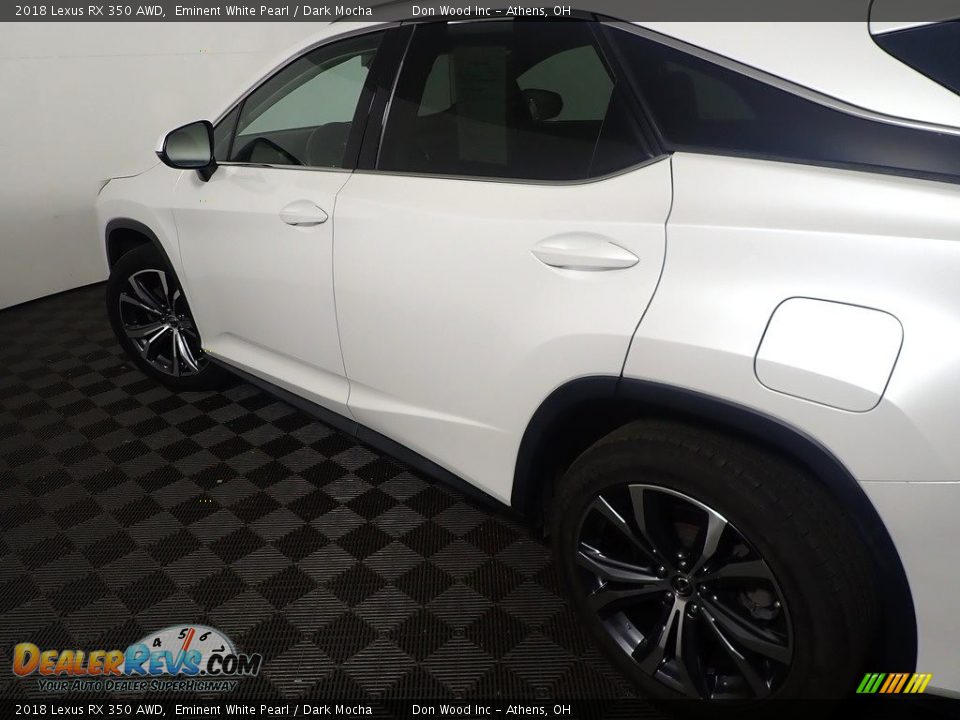 2018 Lexus RX 350 AWD Eminent White Pearl / Dark Mocha Photo #21