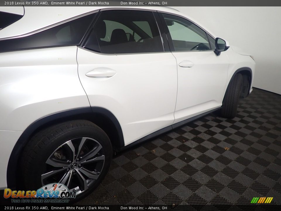 2018 Lexus RX 350 AWD Eminent White Pearl / Dark Mocha Photo #22