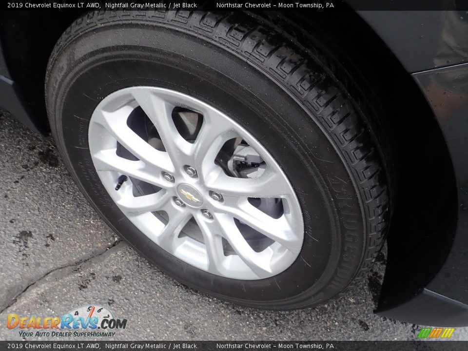 2019 Chevrolet Equinox LT AWD Nightfall Gray Metallic / Jet Black Photo #14