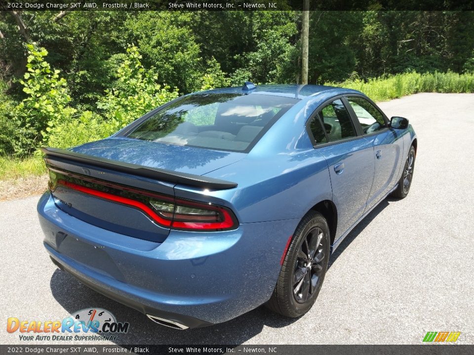 2022 Dodge Charger SXT AWD Frostbite / Black Photo #6