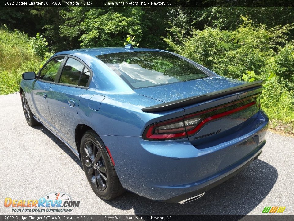 2022 Dodge Charger SXT AWD Frostbite / Black Photo #8