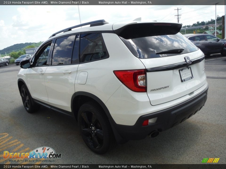 2019 Honda Passport Elite AWD White Diamond Pearl / Black Photo #8