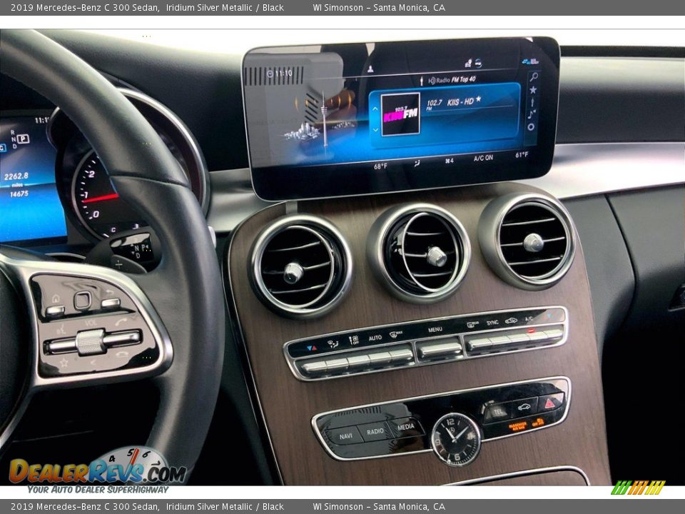 2019 Mercedes-Benz C 300 Sedan Iridium Silver Metallic / Black Photo #5