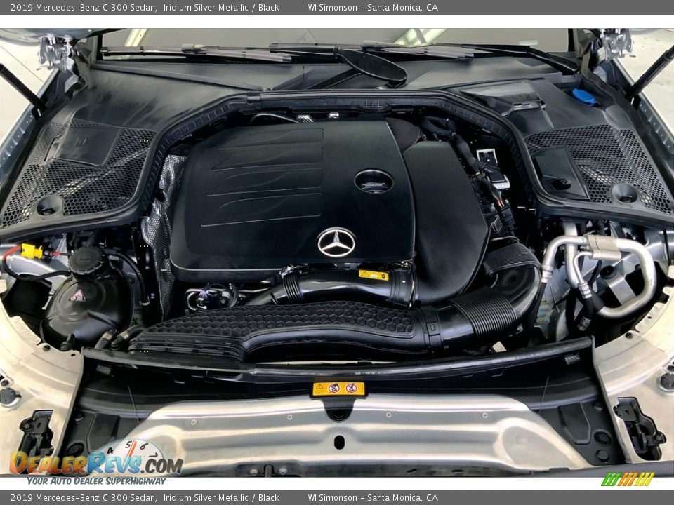 2019 Mercedes-Benz C 300 Sedan Iridium Silver Metallic / Black Photo #9