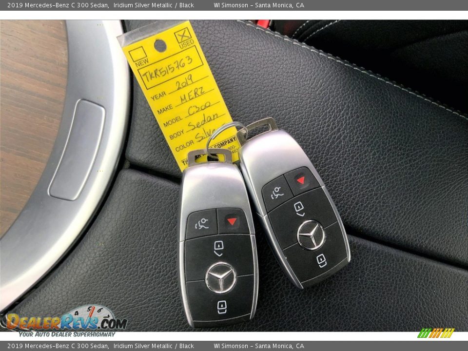 2019 Mercedes-Benz C 300 Sedan Iridium Silver Metallic / Black Photo #11