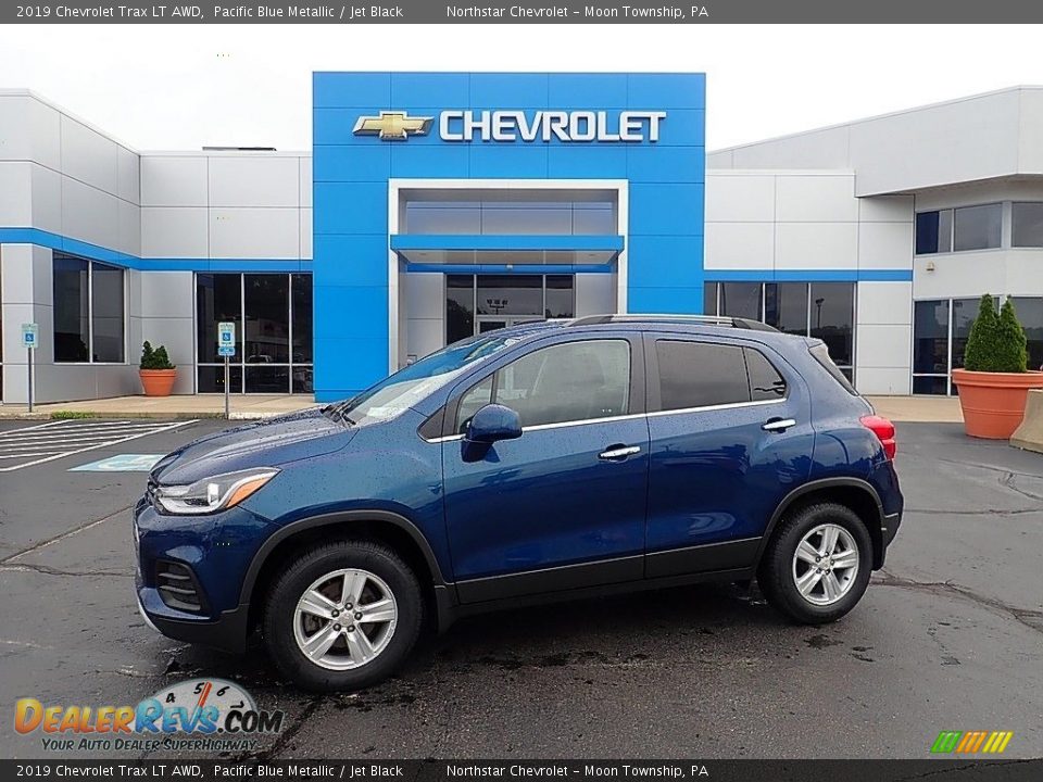 2019 Chevrolet Trax LT AWD Pacific Blue Metallic / Jet Black Photo #1