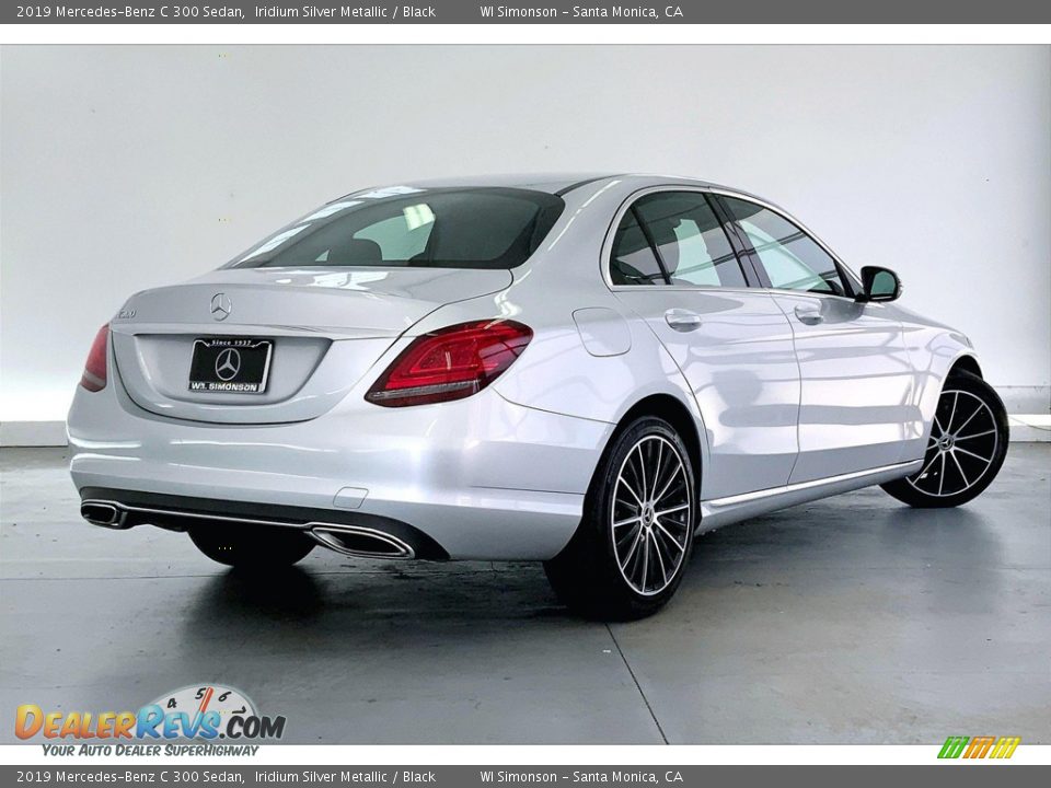 2019 Mercedes-Benz C 300 Sedan Iridium Silver Metallic / Black Photo #13