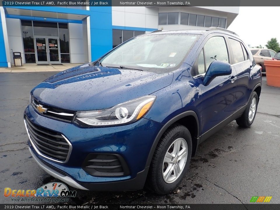 2019 Chevrolet Trax LT AWD Pacific Blue Metallic / Jet Black Photo #2