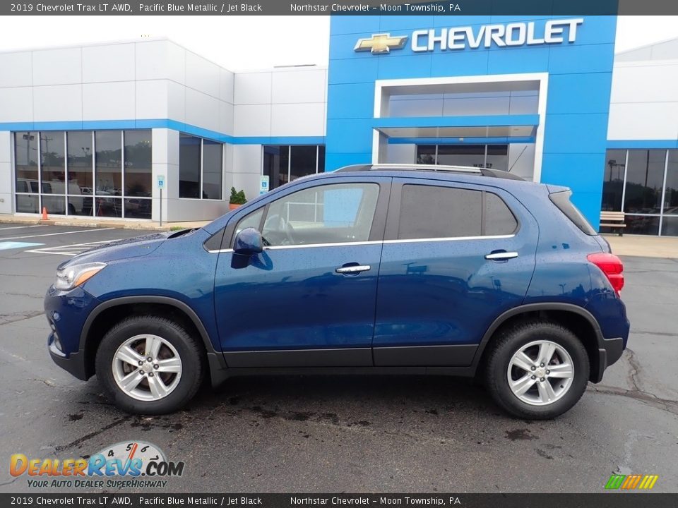 2019 Chevrolet Trax LT AWD Pacific Blue Metallic / Jet Black Photo #3