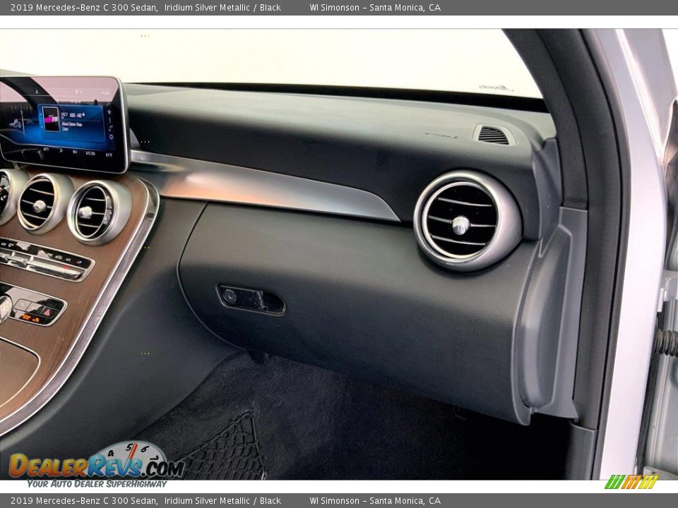 2019 Mercedes-Benz C 300 Sedan Iridium Silver Metallic / Black Photo #16
