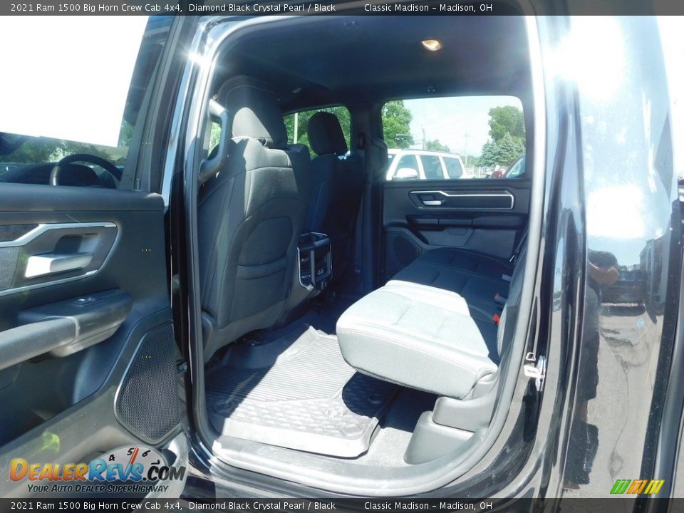 2021 Ram 1500 Big Horn Crew Cab 4x4 Diamond Black Crystal Pearl / Black Photo #15
