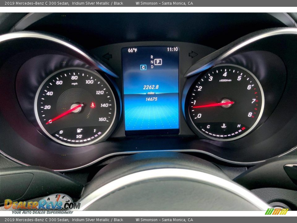 2019 Mercedes-Benz C 300 Sedan Iridium Silver Metallic / Black Photo #23