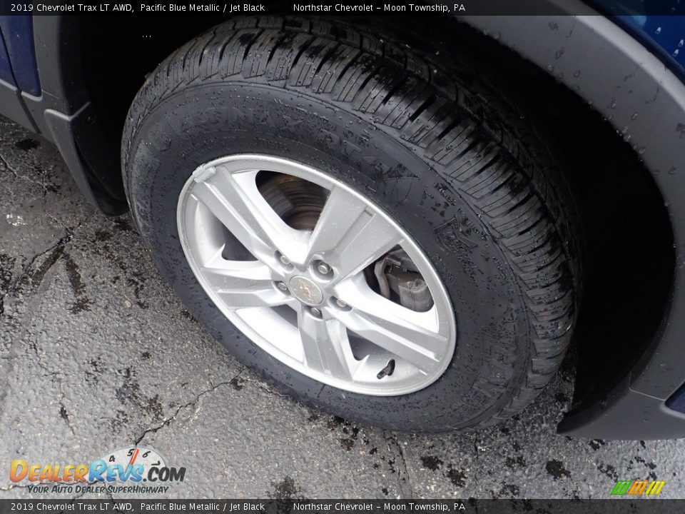 2019 Chevrolet Trax LT AWD Pacific Blue Metallic / Jet Black Photo #14
