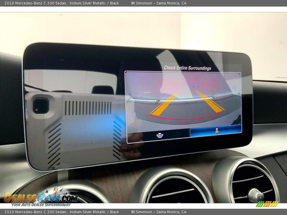 2019 Mercedes-Benz C 300 Sedan Iridium Silver Metallic / Black Photo #24