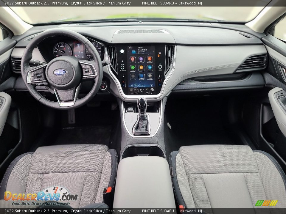 2022 Subaru Outback 2.5i Premium Crystal Black Silica / Titanium Gray Photo #12