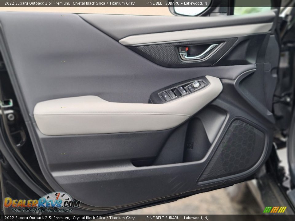 2022 Subaru Outback 2.5i Premium Crystal Black Silica / Titanium Gray Photo #13
