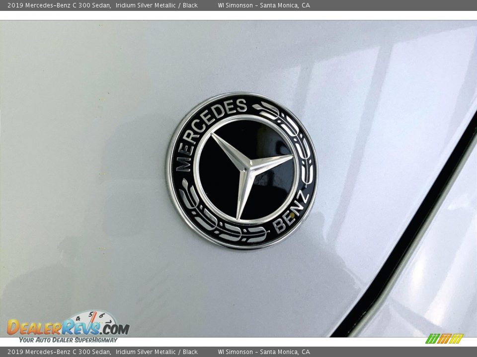 2019 Mercedes-Benz C 300 Sedan Iridium Silver Metallic / Black Photo #30