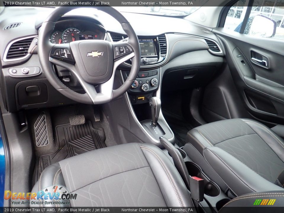 2019 Chevrolet Trax LT AWD Pacific Blue Metallic / Jet Black Photo #22